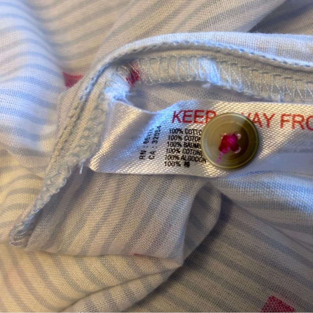 ANTHROPOLOGIE Textured PJ, Lounge Cotton Top. EUC. - Picture 9 of 11
